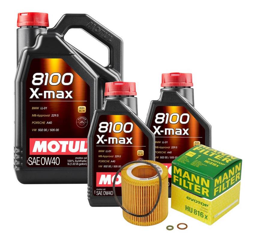 BMW Engine Oil Change Kit Motul 11427953129 (0W40) (XMAX 8100
